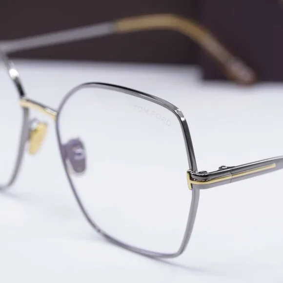 Tom Ford FT5876-B 014 Butterfly Eyeglasses 56mm - Light  display picture 2